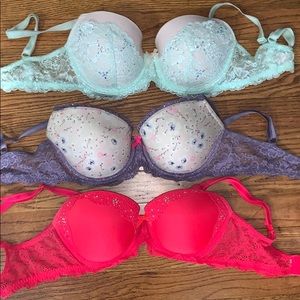 Dream angels lined demi bra 32DD